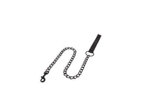 Smycz BDSM z łańcuchem metalowym Fierce Euphoria 80 cm - 4