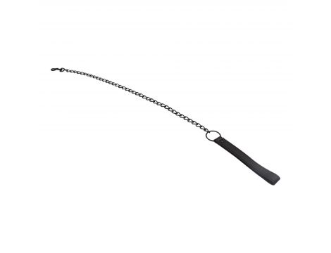 Smycz BDSM z łańcuchem metalowym Fierce Euphoria 80 cm - 5