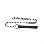 Smycz BDSM z łańcuchem metalowym Fierce Euphoria 80 cm - 2