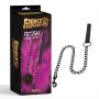 Smycz BDSM z łańcuchem metalowym Fierce Euphoria 80 cm - 7