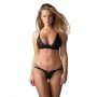 Biustonosz koronkowy Nutris Obsessive czarny XL/2XL - 9