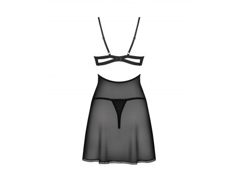 Koronkowe babydoll i stringi Nutris Obsessive XS/S - 5