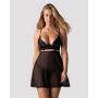 Koronkowe babydoll i stringi Nutris Obsessive XS/S - 4