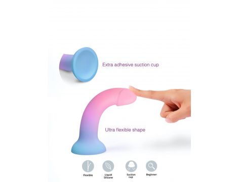 Dildo realistyczne silikonowe Love to Love Utopia M 14 cm - 2