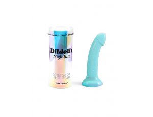 Dildo realistyczne silikonowe Nightfall Love to Love niebieskie 14 cm