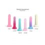 Dildo realistyczne silikonowe Nightfall Love to Love niebieskie 14 cm - 3