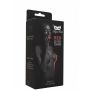 Knebel kulkowy silikonowy Argus czerwony panterka 4 cm - 2