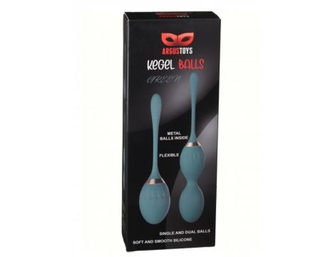 Silikonowe kulki Kegla Argus zielone 14 cm 20 cm - 2