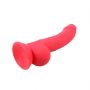 Dildo analne realistyczne Carl.L czerwone silikonowe 22 cm z przyssawką - 5