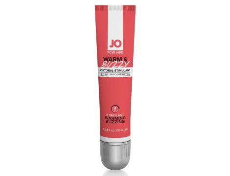 Stymulant łechtaczkowy rozgrzewający JO Warm Buzzy 10 ml - 2