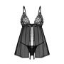 Koronkowy babydoll Blomentis z stringami Obsessive M/L - 2