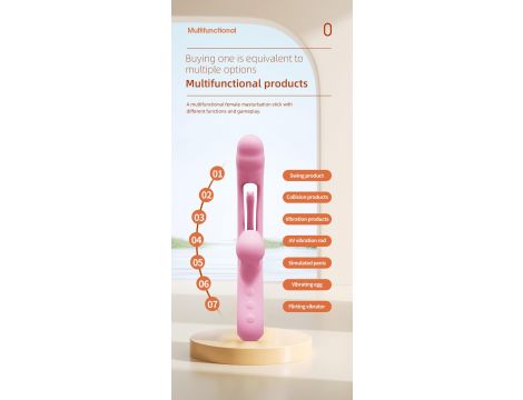 Stymulator łechtaczki Corse silikonowy USB 36 funkcji - 7