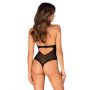 Koronkowe czarne body Medilla Obsessive XL/2XL - 4