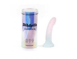 Dildo analne silikonowe zakrzywione z przyssawką Galactica Love to Love