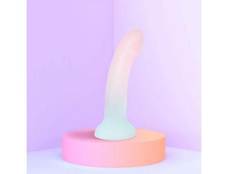 Dildo analne silikonowe zakrzywione z przyssawką Galactica Love to Love - 2