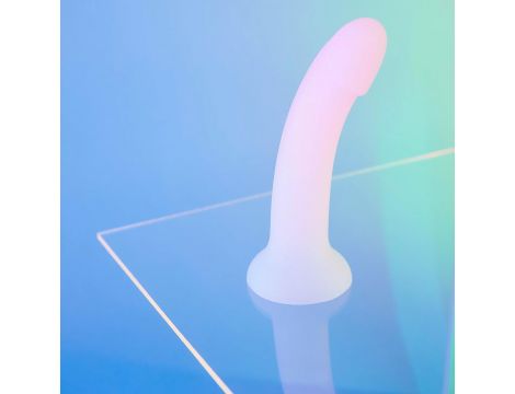 Dildo analne silikonowe zakrzywione z przyssawką Galactica Love to Love - 5