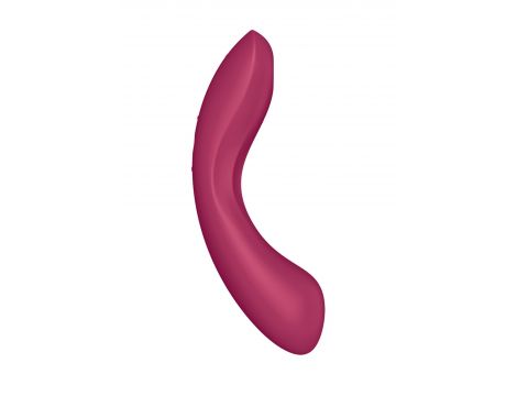 Wibrator silikonowy Satisfyer Curvy Trinity 1 czerwony USB - 5