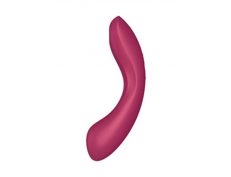 Wibrator silikonowy Satisfyer Curvy Trinity 1 czerwony USB - 10