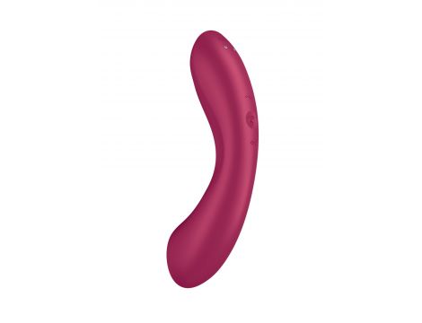 Wibrator silikonowy Satisfyer Curvy Trinity 1 czerwony USB - 9