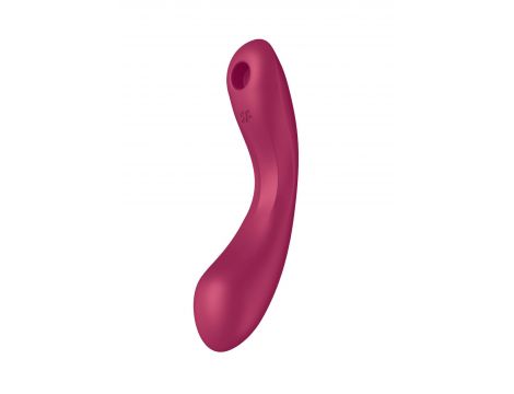 Wibrator silikonowy Satisfyer Curvy Trinity 1 czerwony USB - 8