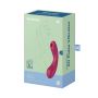 Wibrator silikonowy Satisfyer Curvy Trinity 1 czerwony USB - 2