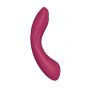 Wibrator silikonowy Satisfyer Curvy Trinity 1 czerwony USB - 6