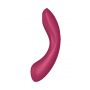 Wibrator silikonowy Satisfyer Curvy Trinity 1 czerwony USB - 11