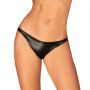 Figi otwarte Obsessive Viranes czarne XL/2XL z błyszczącą zawieszką - 3