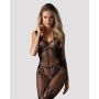 Bodystocking Obsessive F241 czarny siateczkowy otwarty S/M/L - 6
