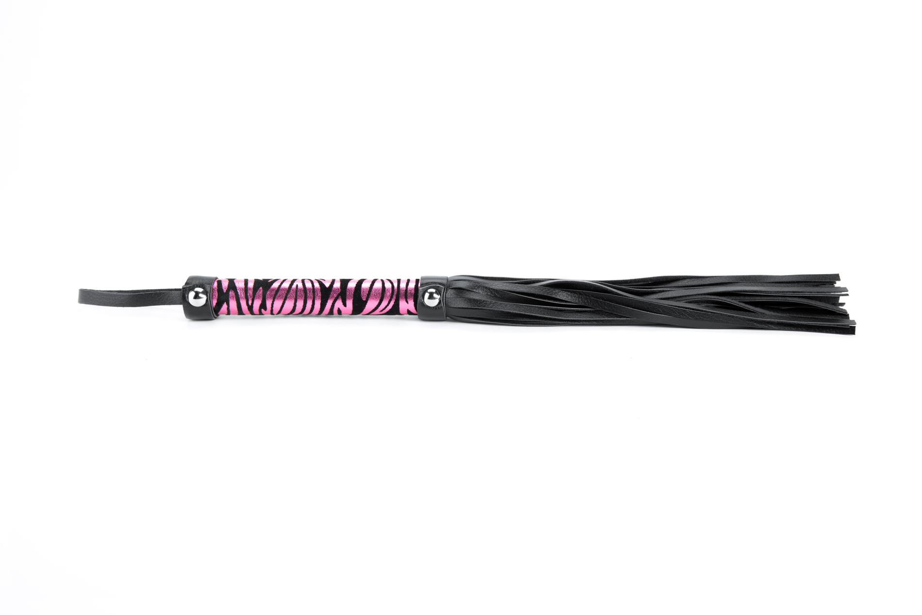 purple small leopard flogger