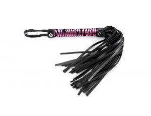 Flogger Argus fioletowy lampart 45 cm