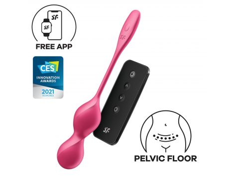 Wibrujące silikonowe kulki miłości Satisfyer Love Birds 2 z aplikacją - 4