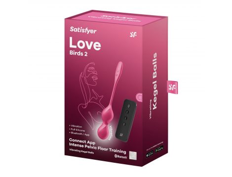 Wibrujące silikonowe kulki miłości Satisfyer Love Birds 2 z aplikacją - 6
