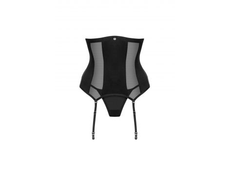 Erotyczny gorset z fiszbinami i stringi Obsessive Chic Amoria czarne M/L - 7