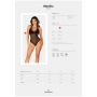 Body koronkowe Obsessive Medilla czarne XS/S - 7