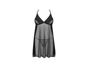 Babydoll i stringi Latinesa Obsessive czarne XS/S