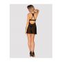 Zmysłowy babydoll i stringi Obsessive czarne XL/2XL - 7