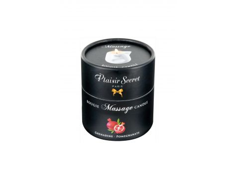 Świeca do masażu Plaisir Secret granat 80 ml
