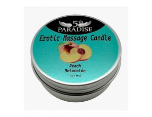 Świeca do masażu erotycznego brzoskwiniowa 5th Paradise 30ml