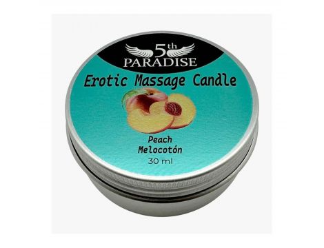 Świeca do masażu erotycznego brzoskwiniowa 5th Paradise 30ml