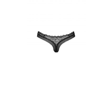 Stringi koronkowe Obsessive Medilla czarne M/L - 3
