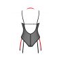 Body erotyczne transparentne Obsessive Glandez czarne XS/S - 7