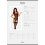 Body erotyczne transparentne Obsessive Glandez czarne XS/S - 6