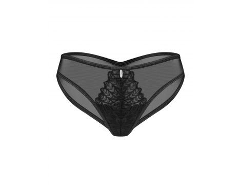 Figi otwarte koronkowe Donarella Obsessive czarne XL/2XL