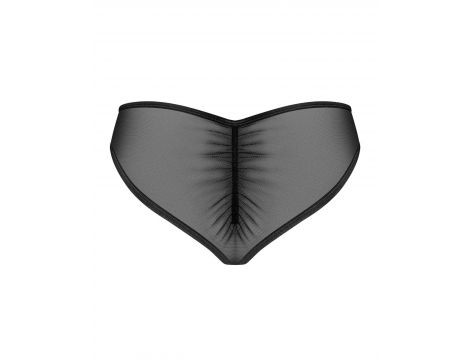 Figi otwarte koronkowe Donarella Obsessive czarne XL/2XL - 4