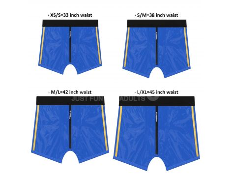Chic Strap-On shorts (36 - 39 inch waist) Blue - 20