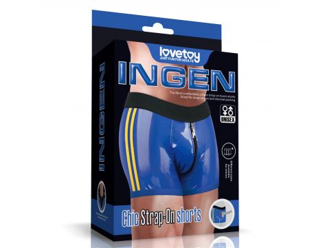 Chic Strap-On shorts (36 - 39 inch waist) Blue - 22