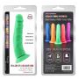 Dildo silikonowe Steven.R zielone z przyssawką 22.5 cm - 3