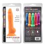 Dildo analne realistyczne Rick.G silikonowe pomarańczowe 23 cm - 3