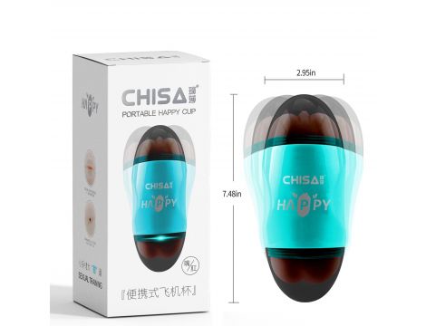 Masturbator Happy Cup z ustami i anusem 19 cm - 2